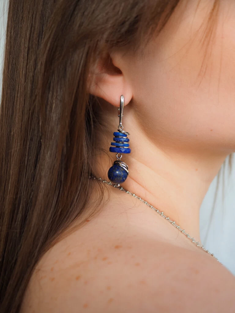 Серьги из Лазурита