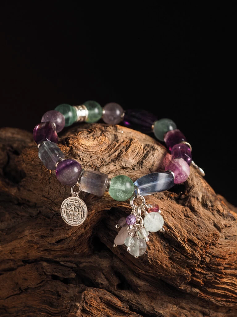 Браслет женский «Радуга Флюорита»