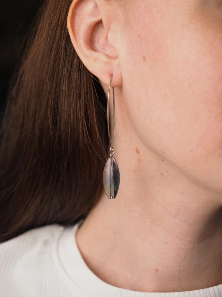 Серьги из Флюорита №3