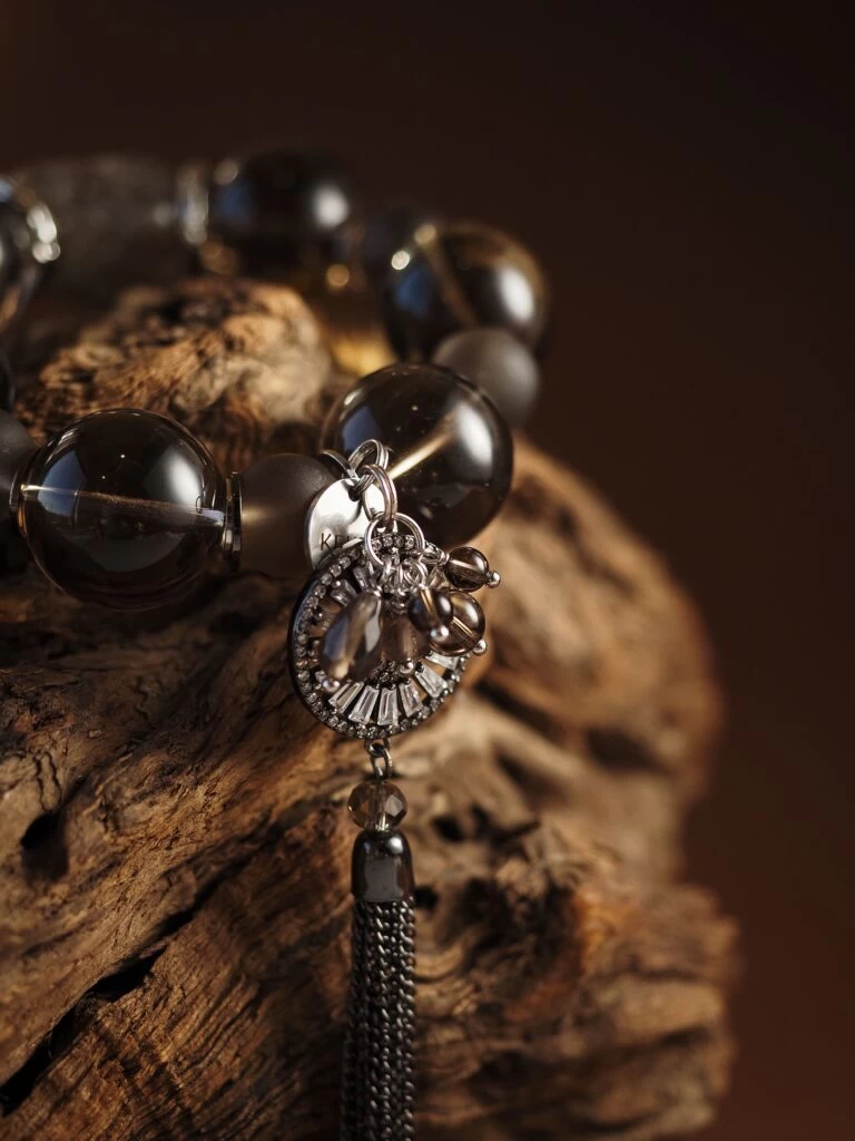 Браслет женский из Раухтопаза №7