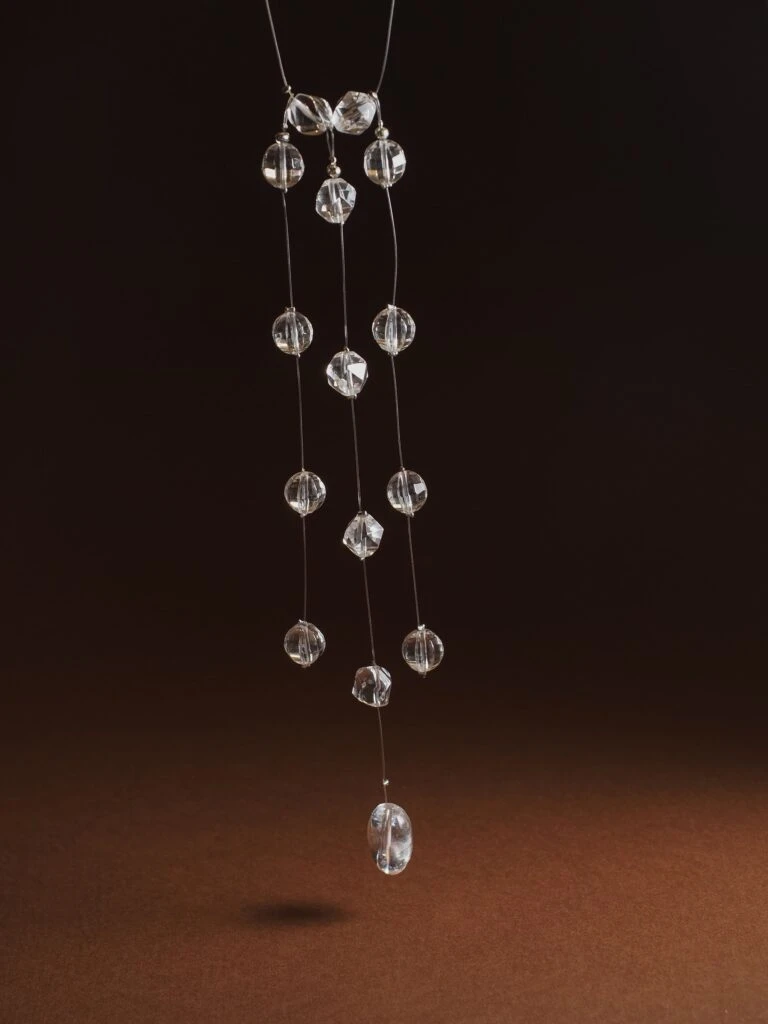 Чокер женский из Горного хрусталя №1