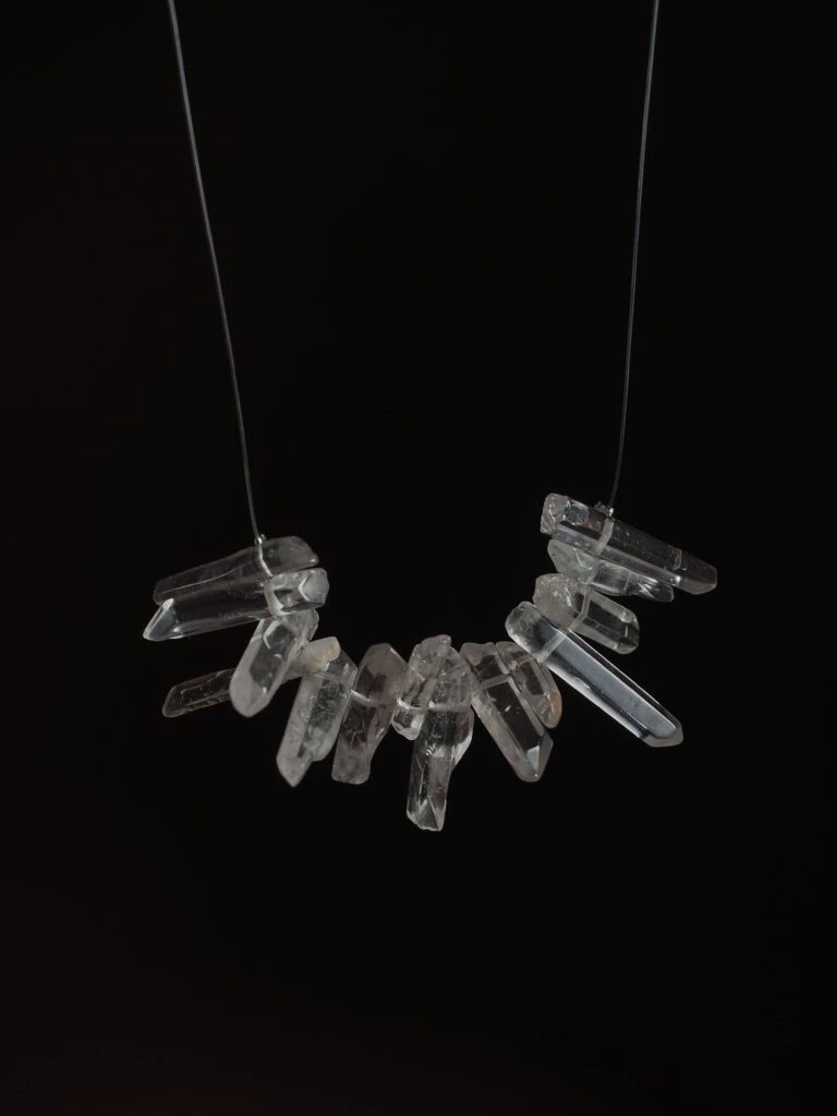 Чокер женский из Горного хрусталя №2