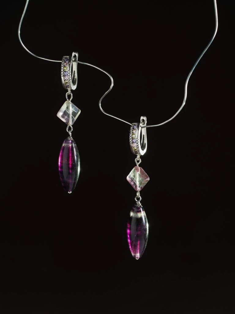 Серьги из Флюорита №2