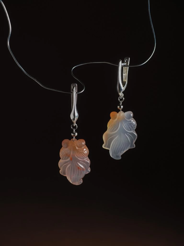 Серьги из Сердолика №1