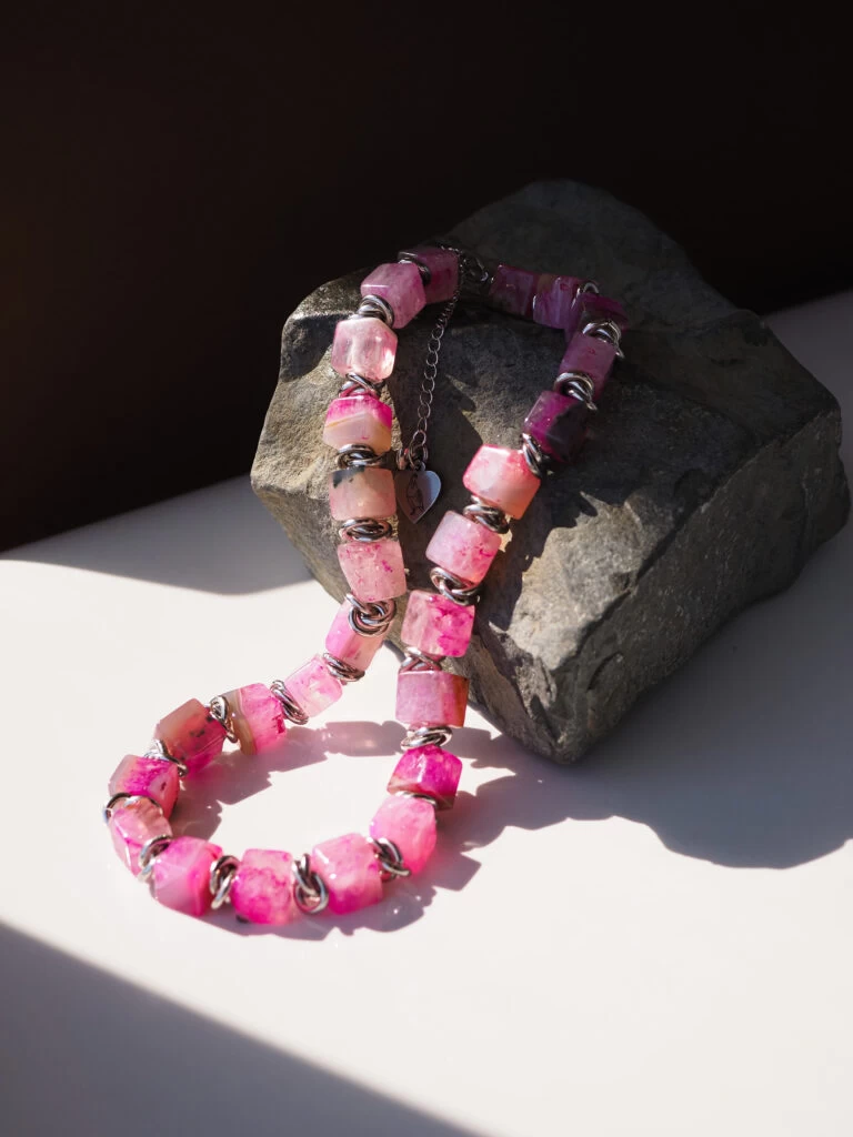 Чокер женский из Агата №1