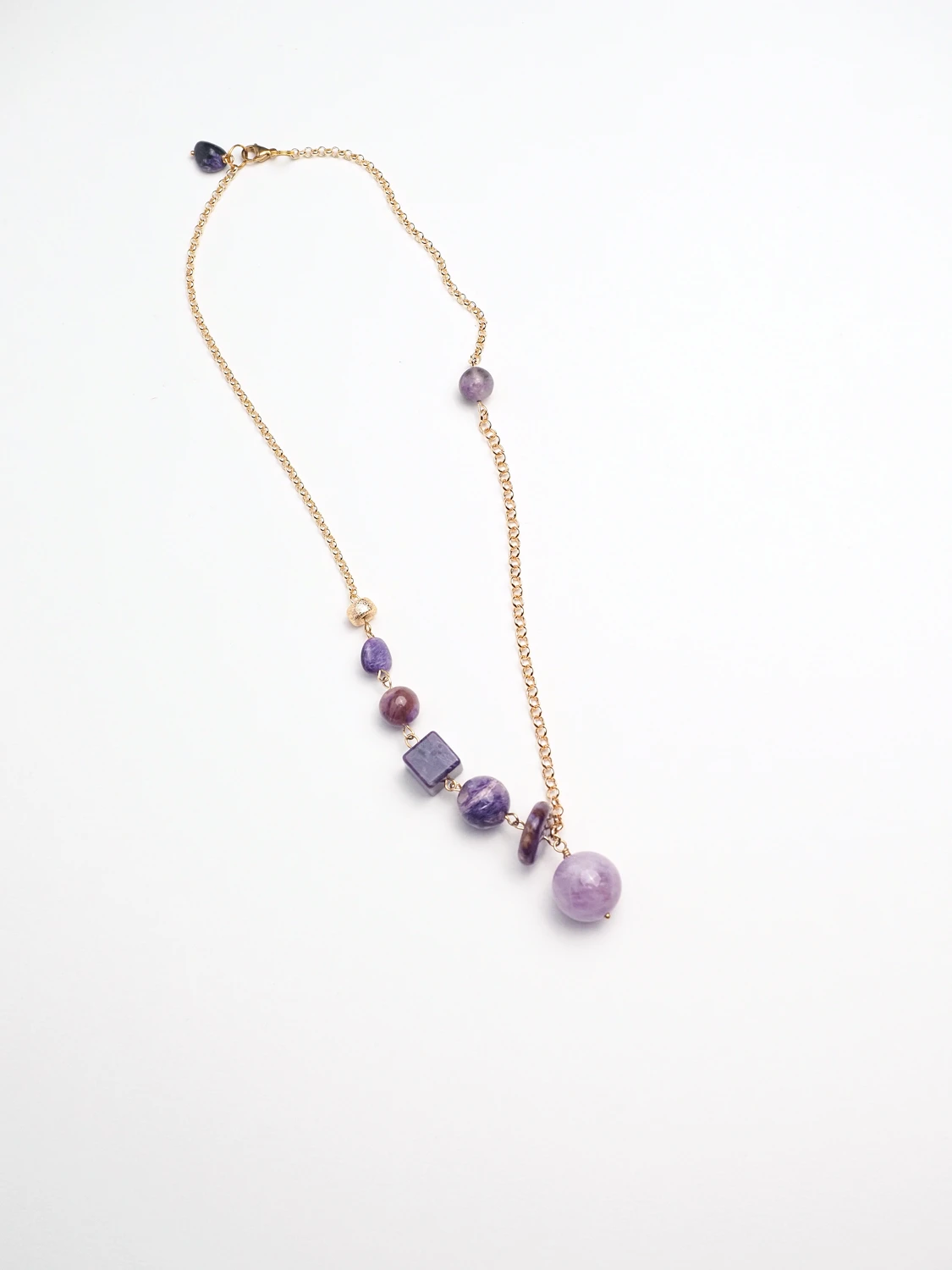 Подвеска из Аметиста и Чароита