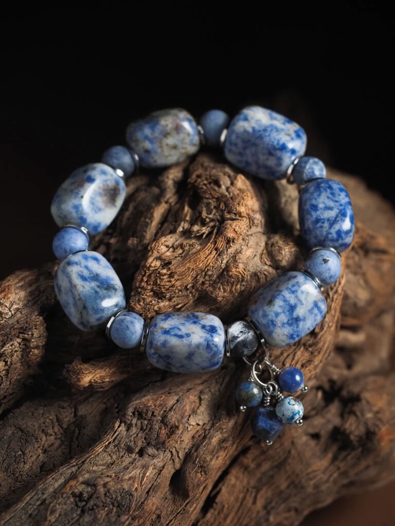 Браслет женский из Лазурита и Содалита №2