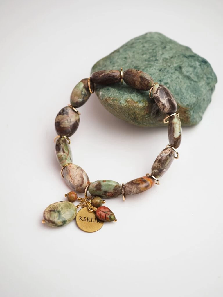 Браслет женский из Яшмы №6