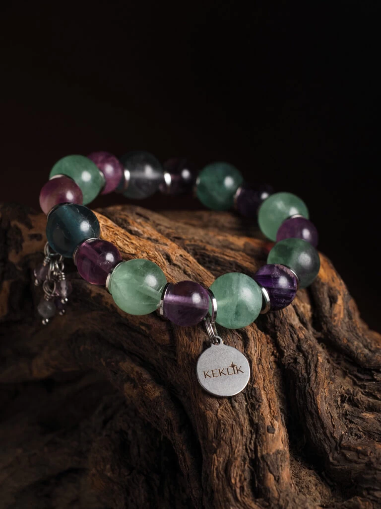 Браслет женский «Флюоритовое созвездие»