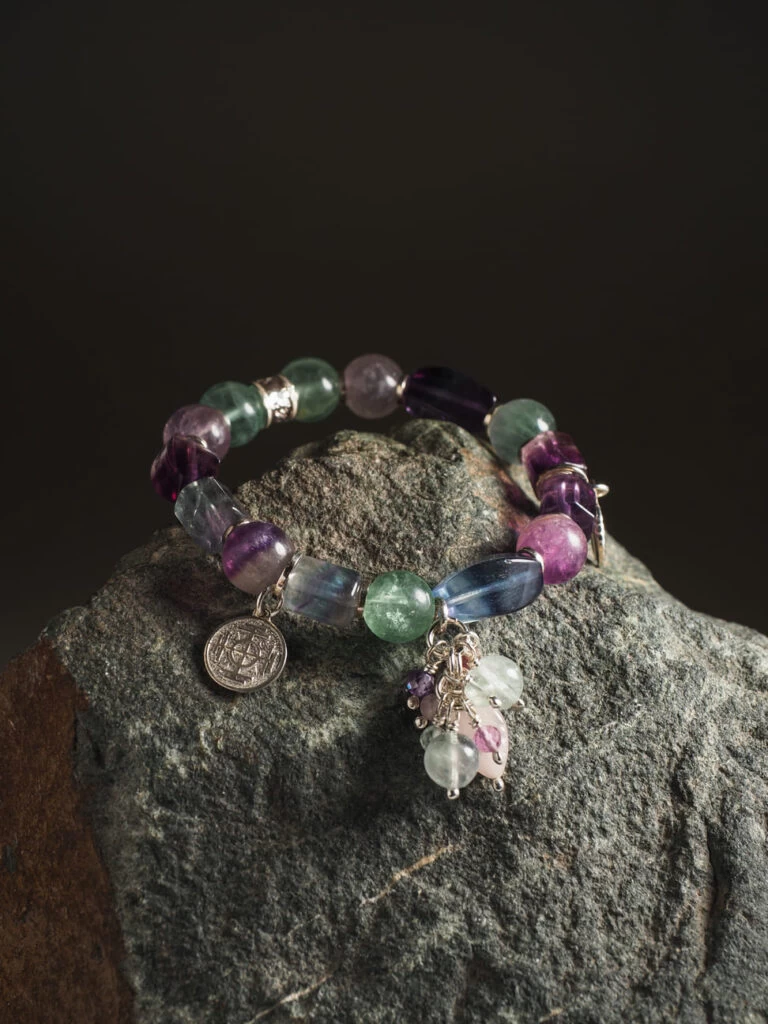 Браслет женский «Радуга Флюорита»