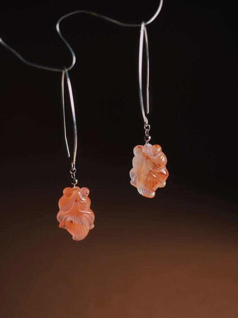 Серьги из Сердолика №2