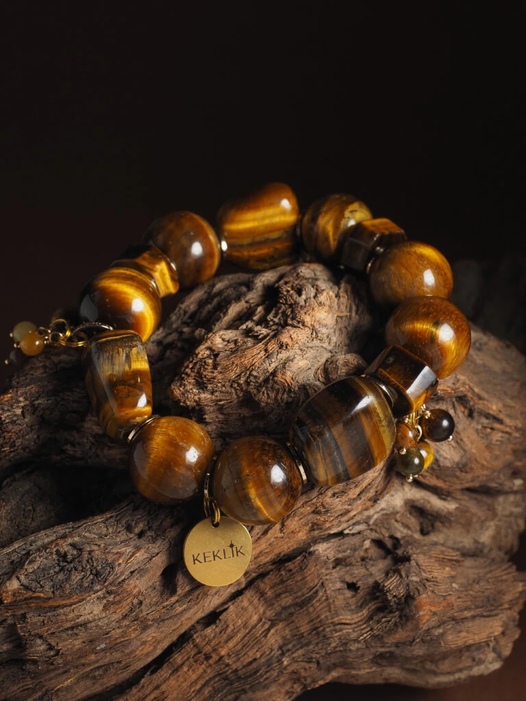 Браслет женский из Тигрового глаза