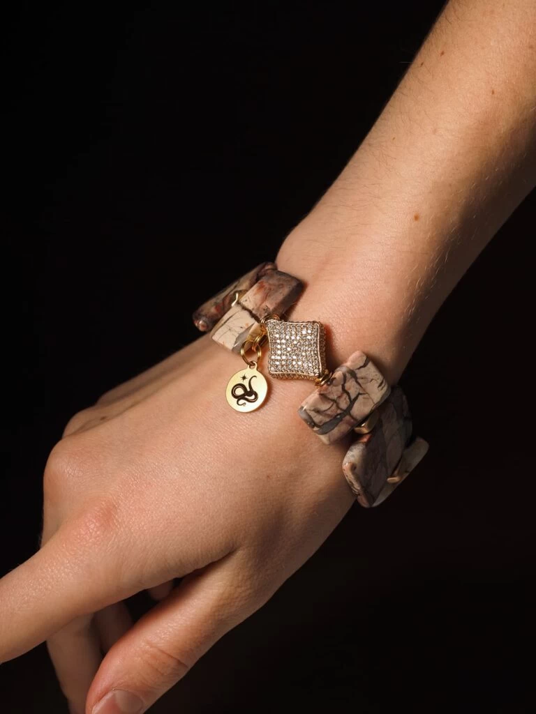 Браслет женский из Яшмы №9