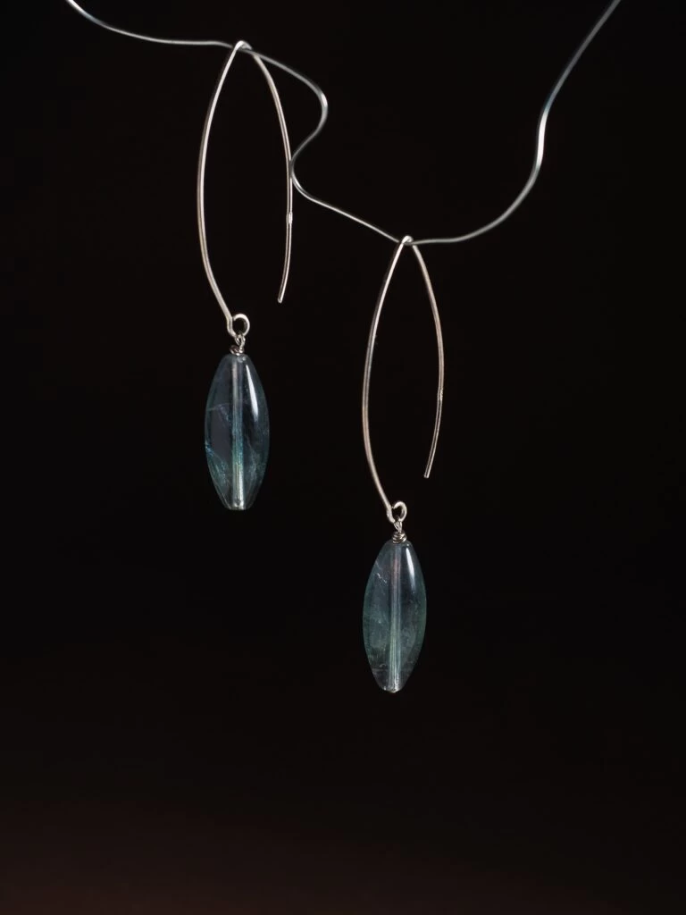 Серьги из Флюорита №3