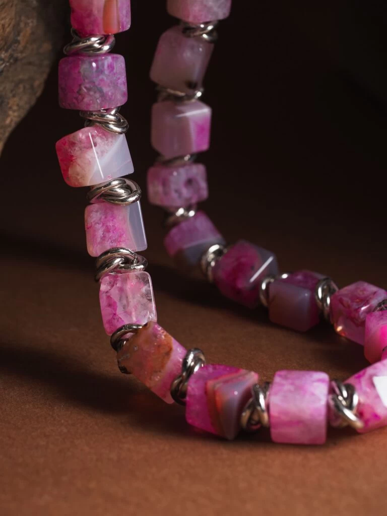 Чокер женский из Агата №1