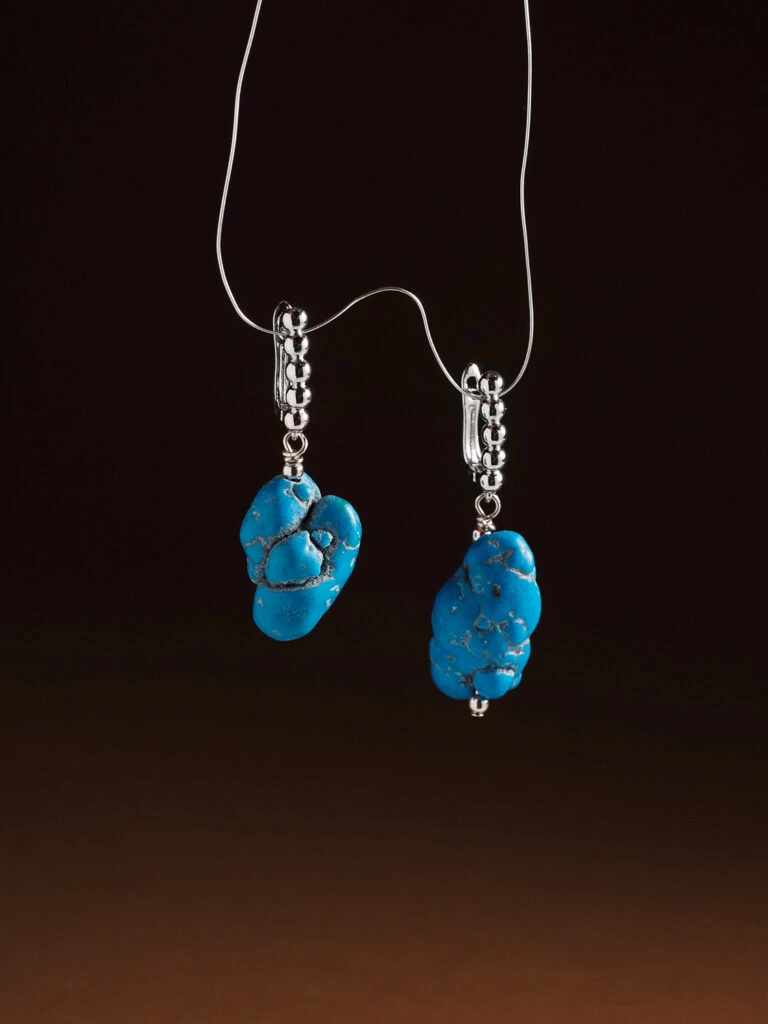 Серьги из Бирюзы