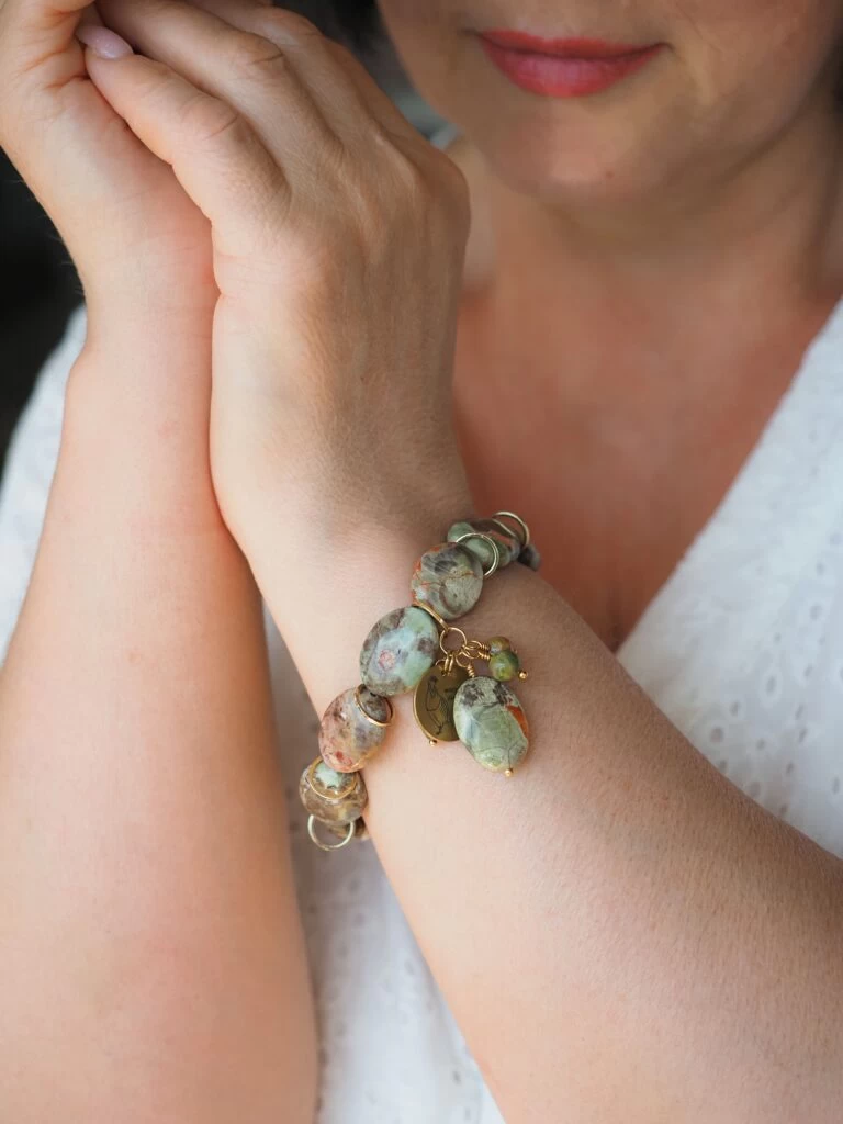 Браслет женский из Яшмы №6