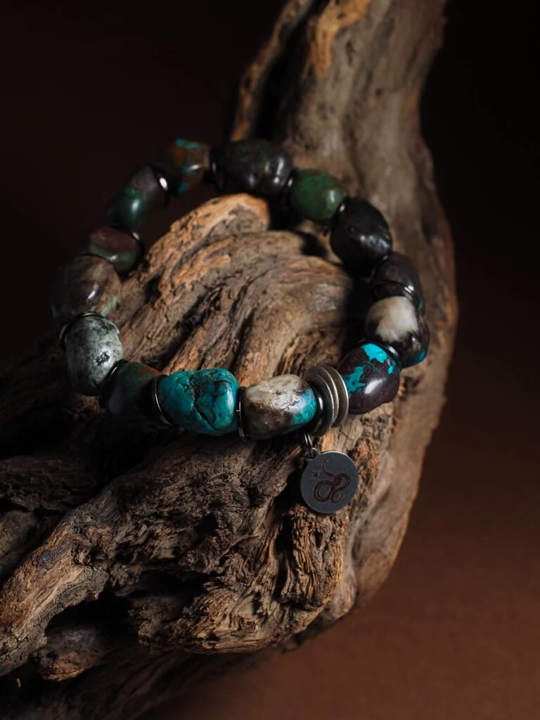 Браслет женский из Хризоколлы