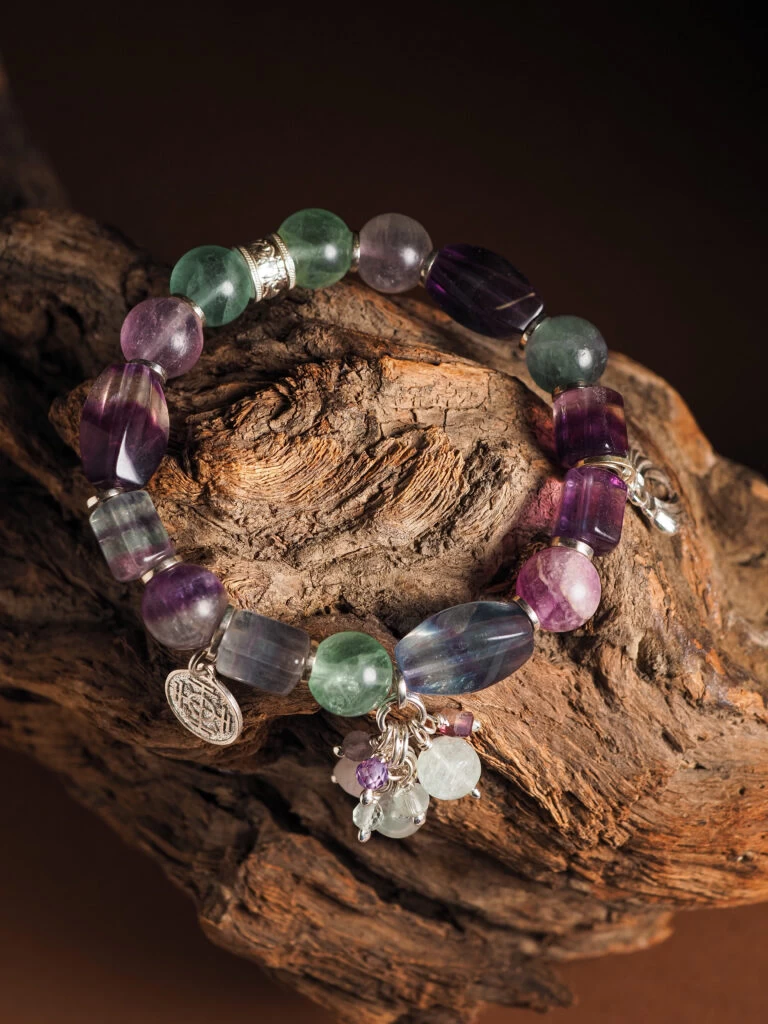 Браслет женский «Радуга Флюорита»