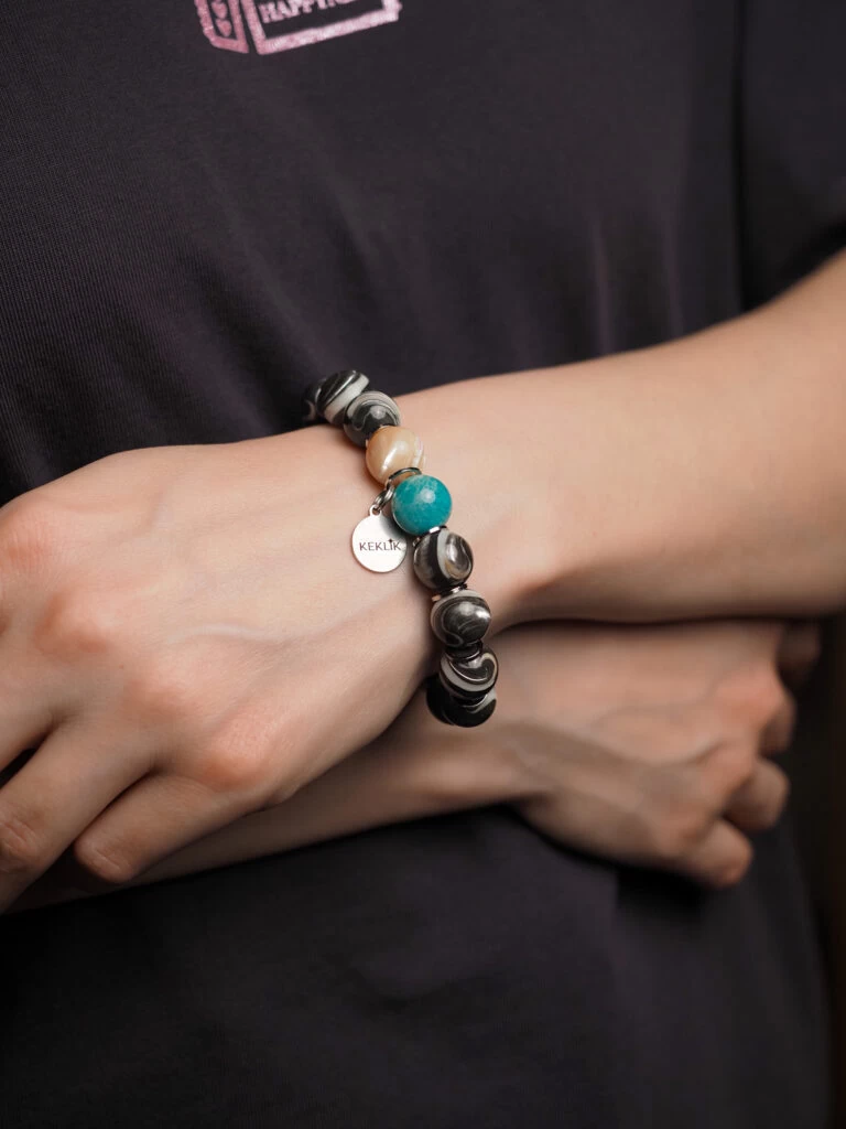 Браслет лаконичный для 3-го числа рождения