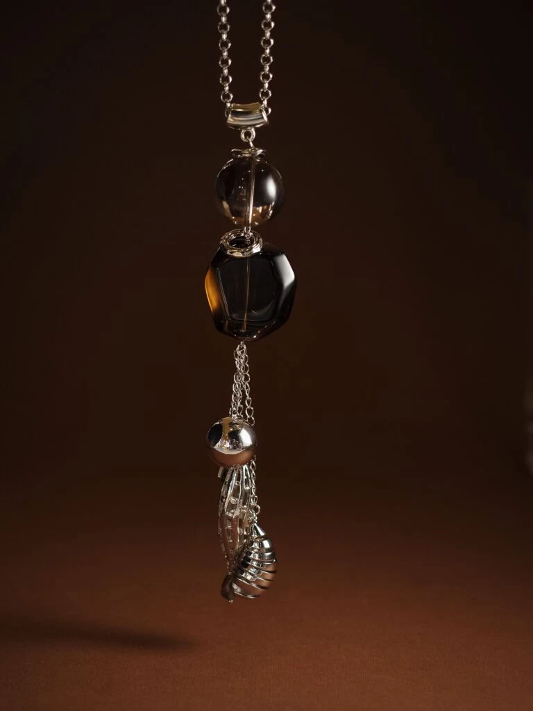 Подвеска женская из Раухтопаза №1