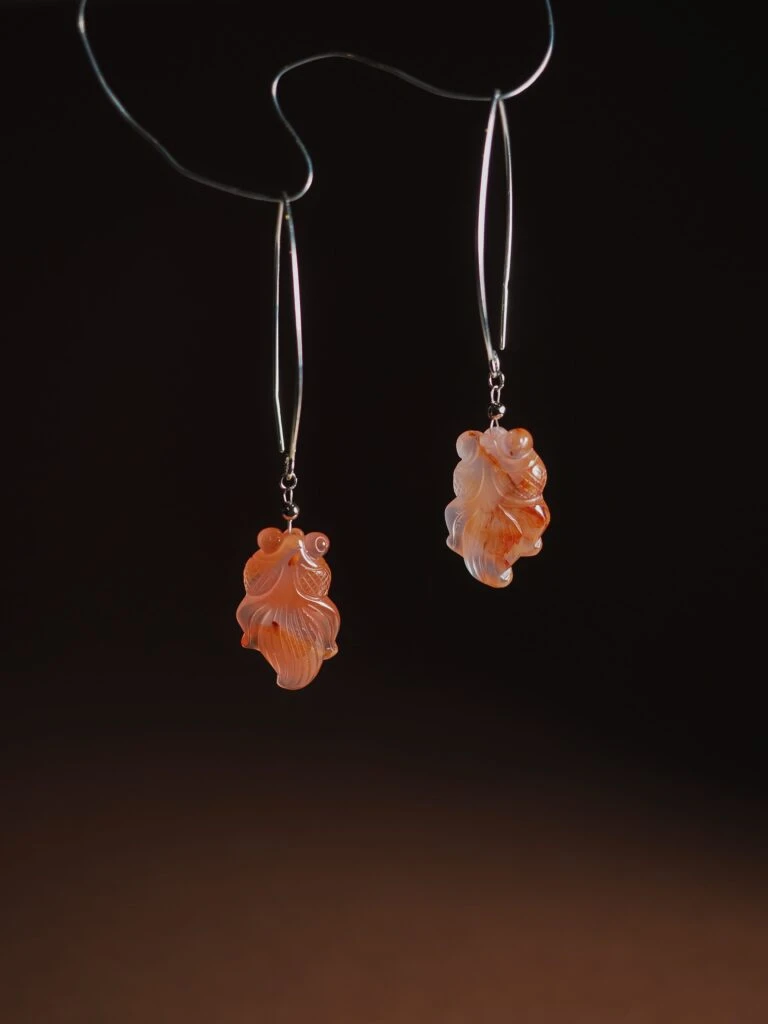 Серьги из Сердолика №2