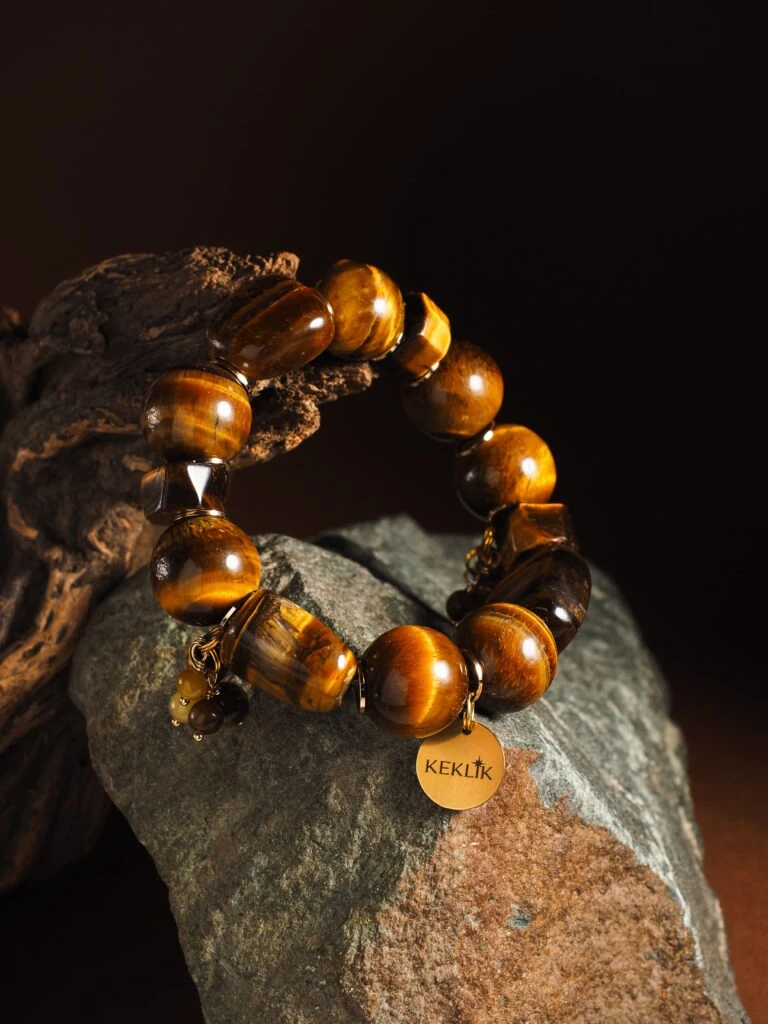 Браслет женский из Тигрового глаза