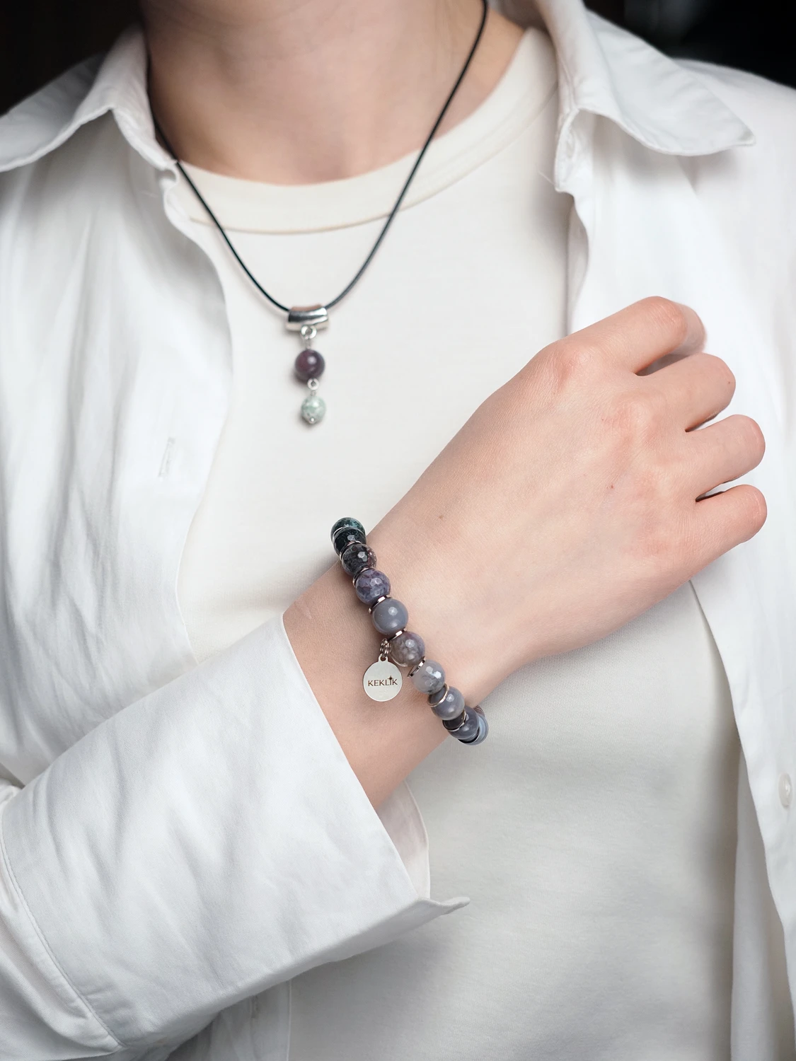 Браслет лаконичный для 21-го числа рождения