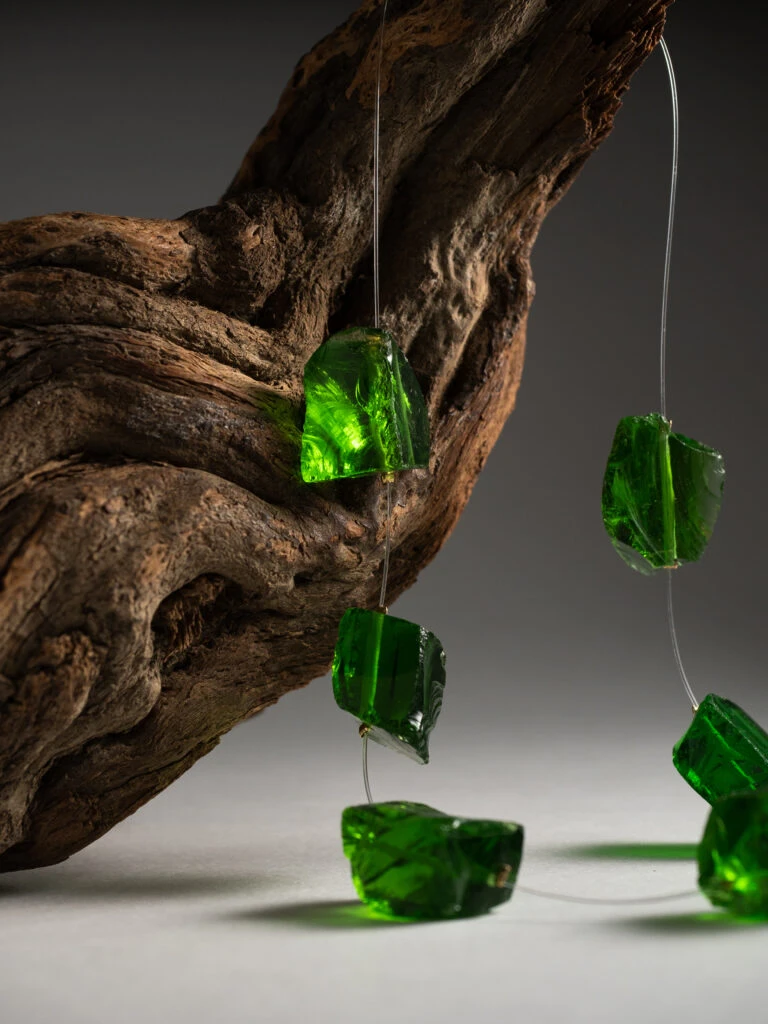 Чокер женский из Аквакварца №1