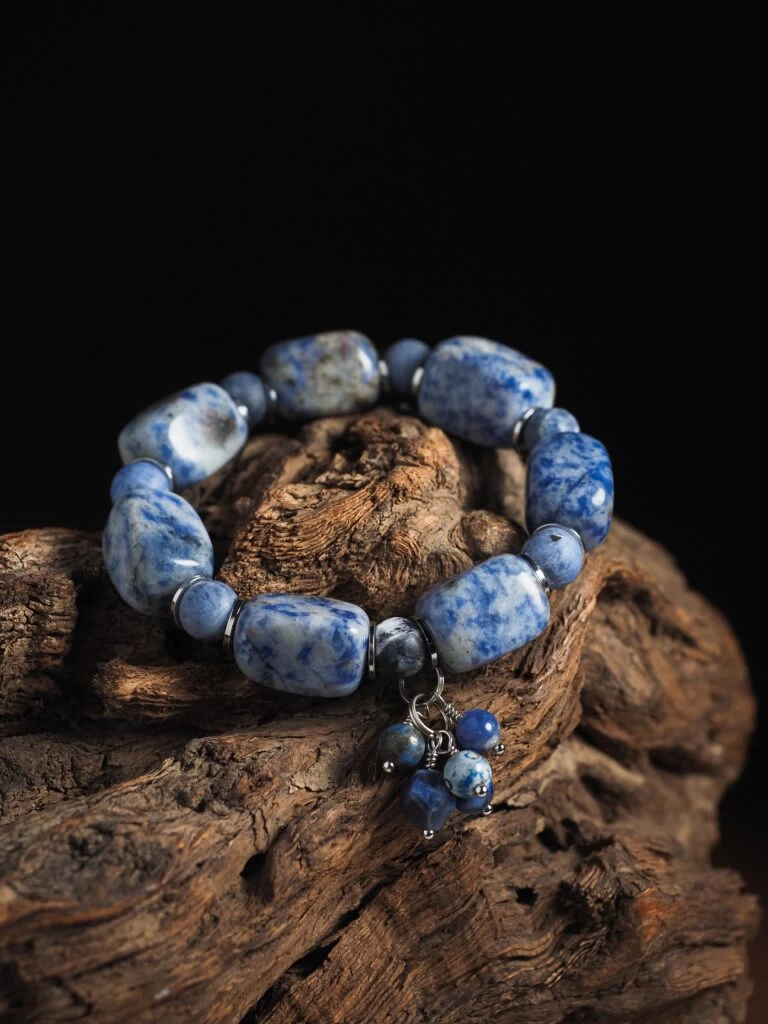 Браслет женский из Лазурита и Содалита №2