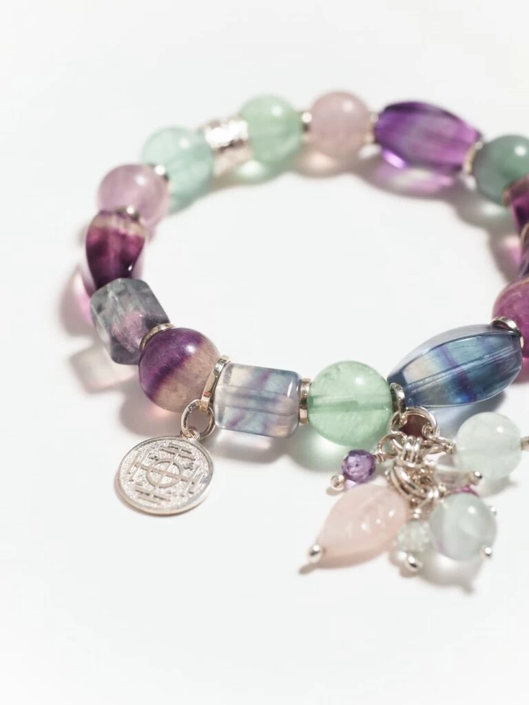 Браслет женский «Радуга Флюорита»