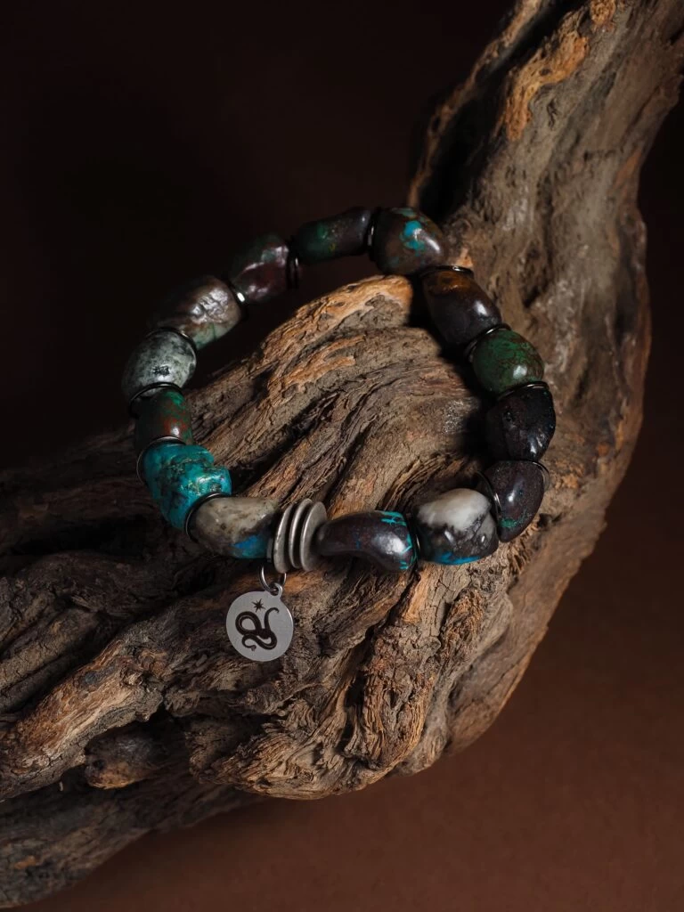 Браслет женский из Хризоколлы