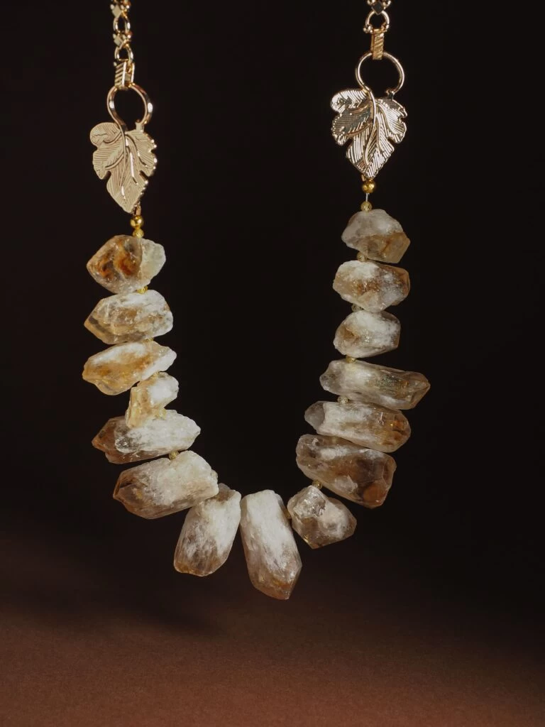 Колье из Цитрина