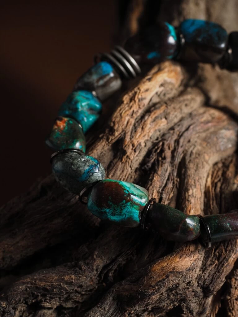 Браслет женский из Хризоколлы