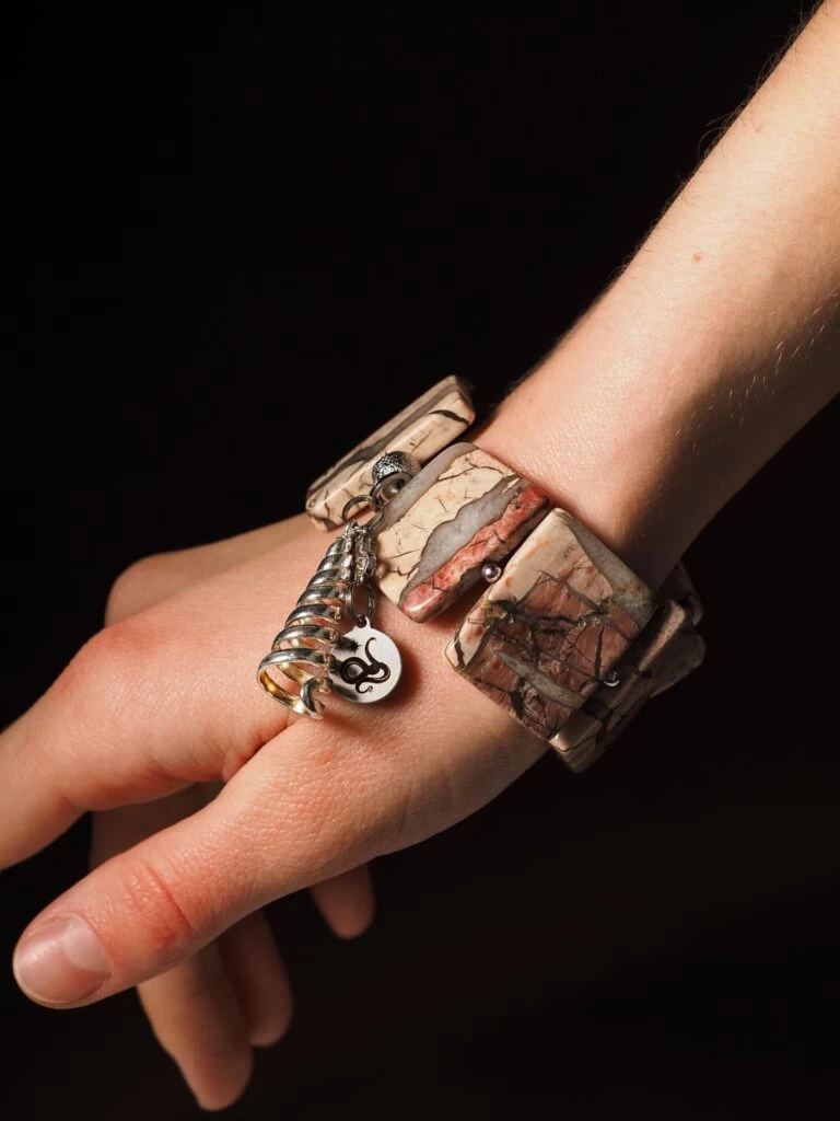 Браслет женский из Яшмы №8