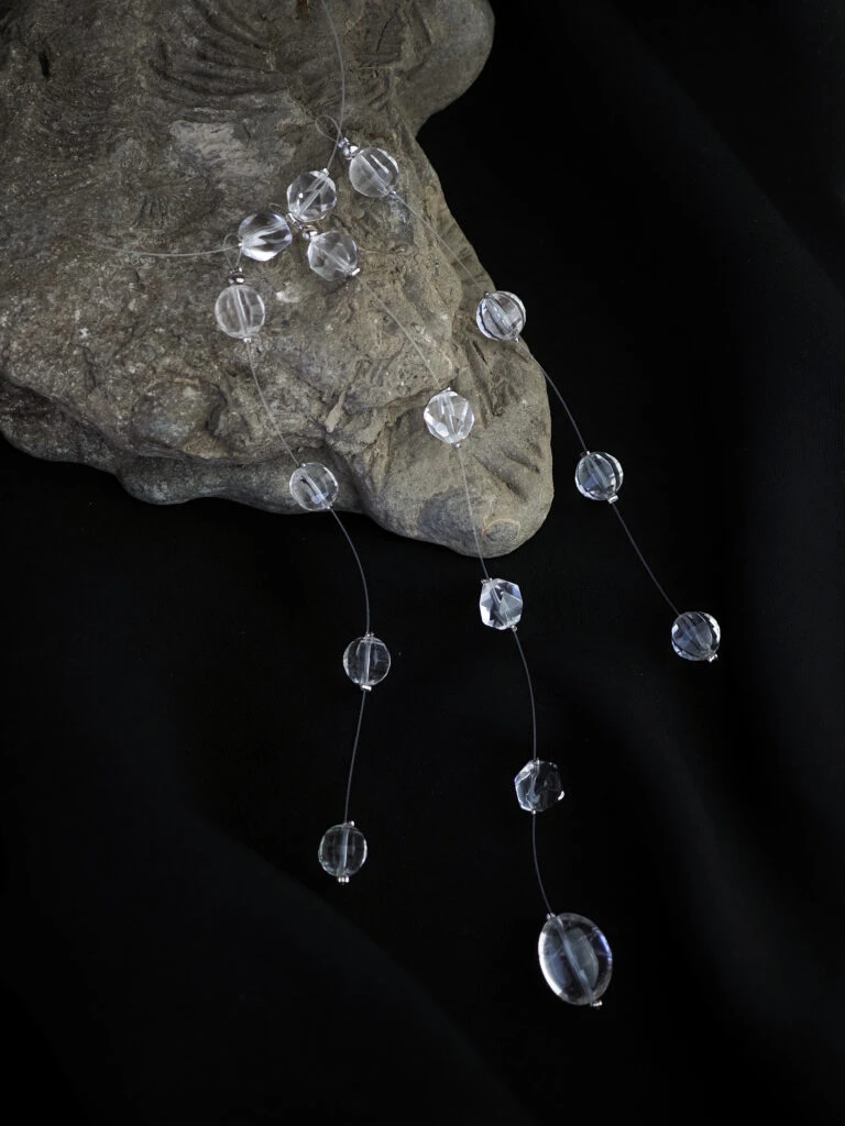 Чокер женский из Горного хрусталя №1