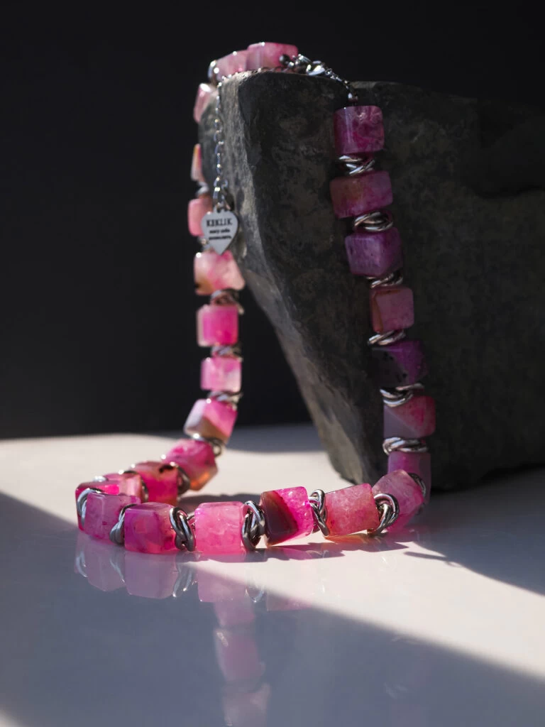 Чокер женский из Агата №1