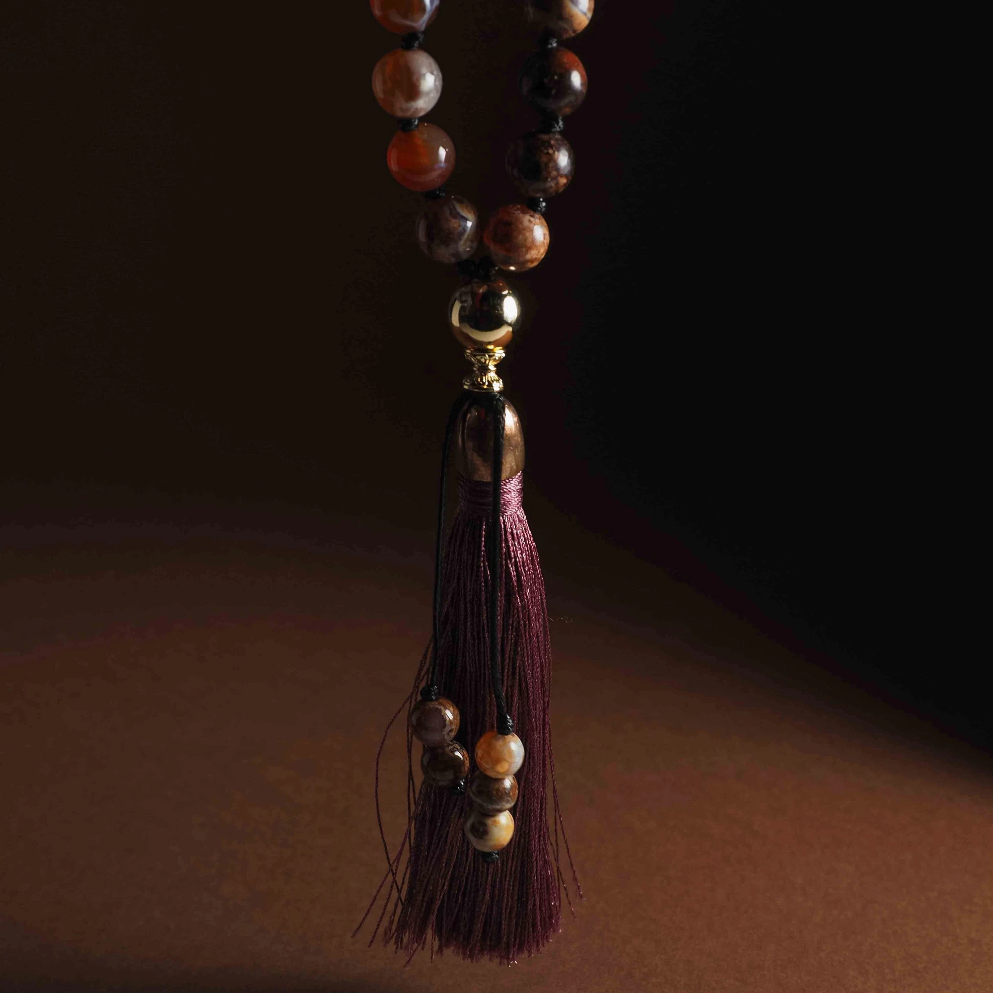 Четки из Агата 33 бусины №1