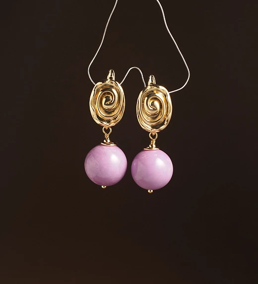 Серьги из Фосфосидерита