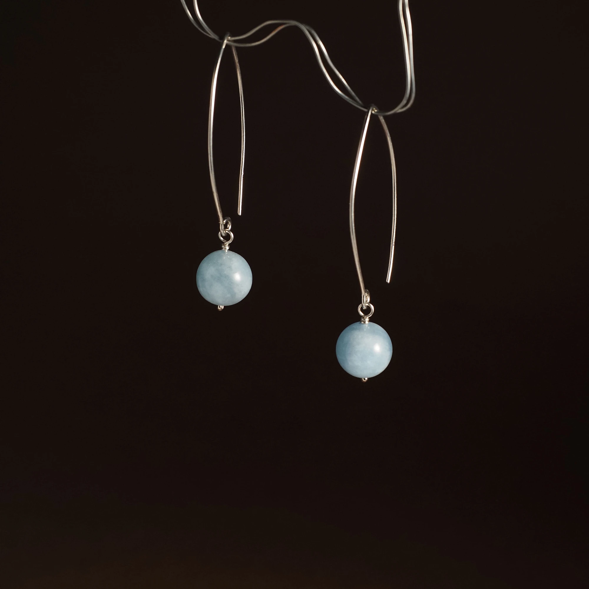 Серьги из Аквамарина