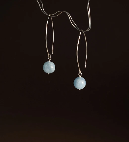 Серьги из Аквамарина