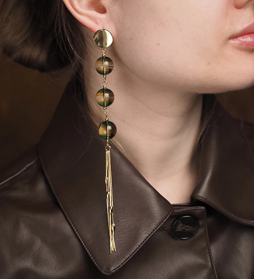 Серьги из Шпинели