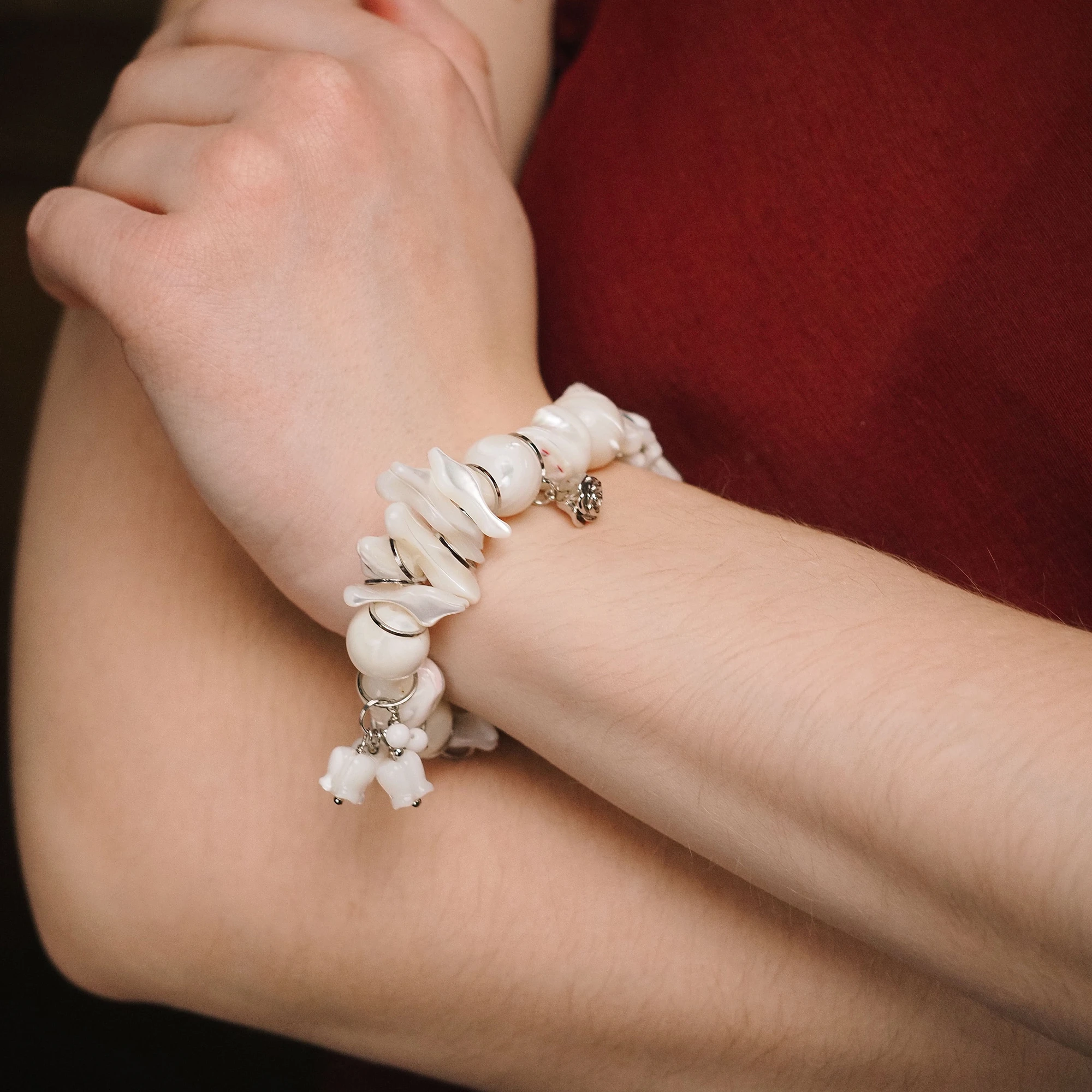 Браслет женский из Перламутра №2