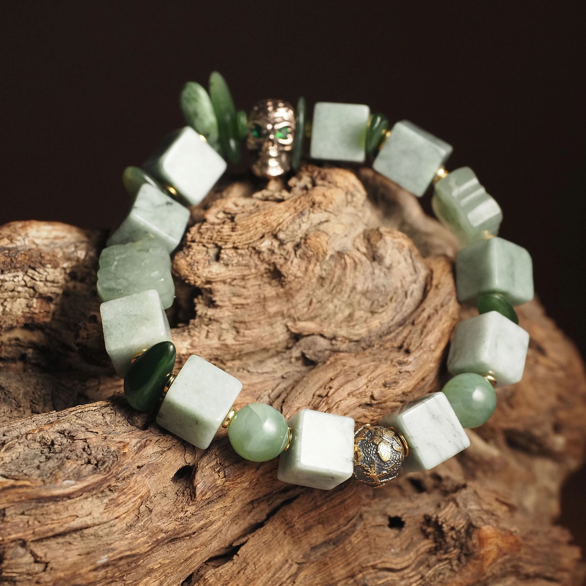 Браслет лаконичный из Нефрита