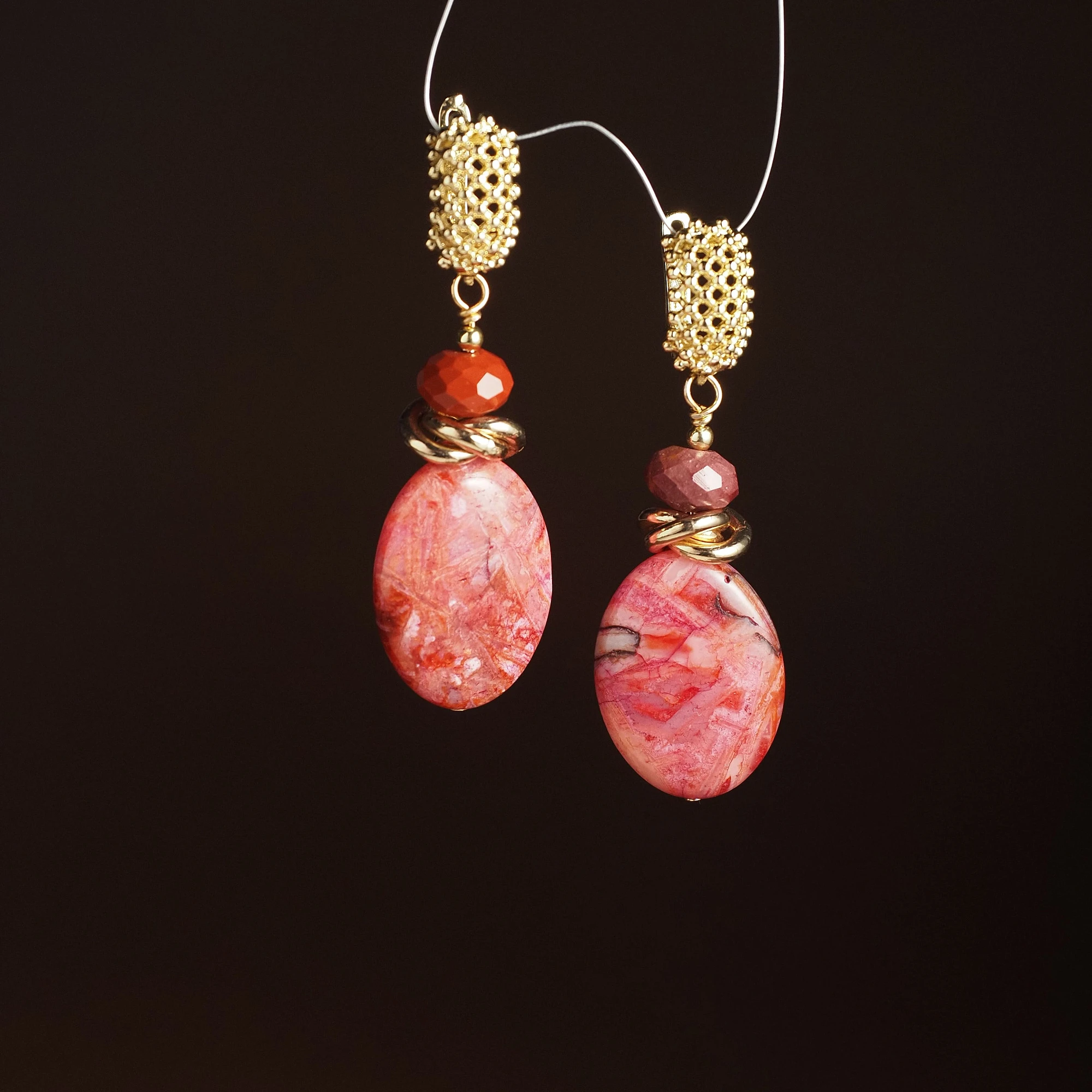 Серьги из Яшмы