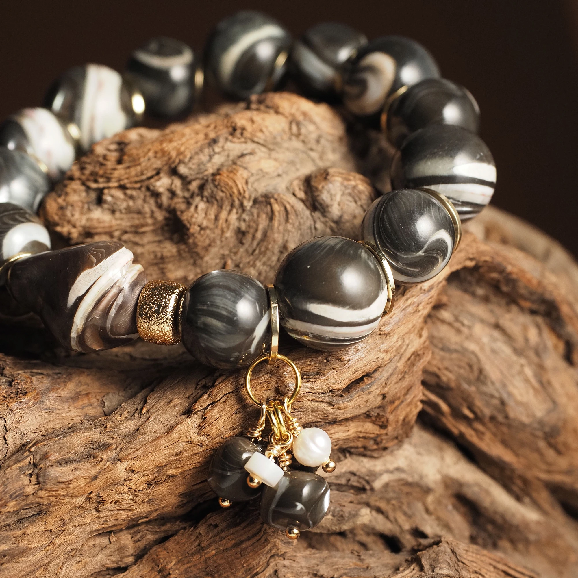 Браслет женский из Перламутра №5