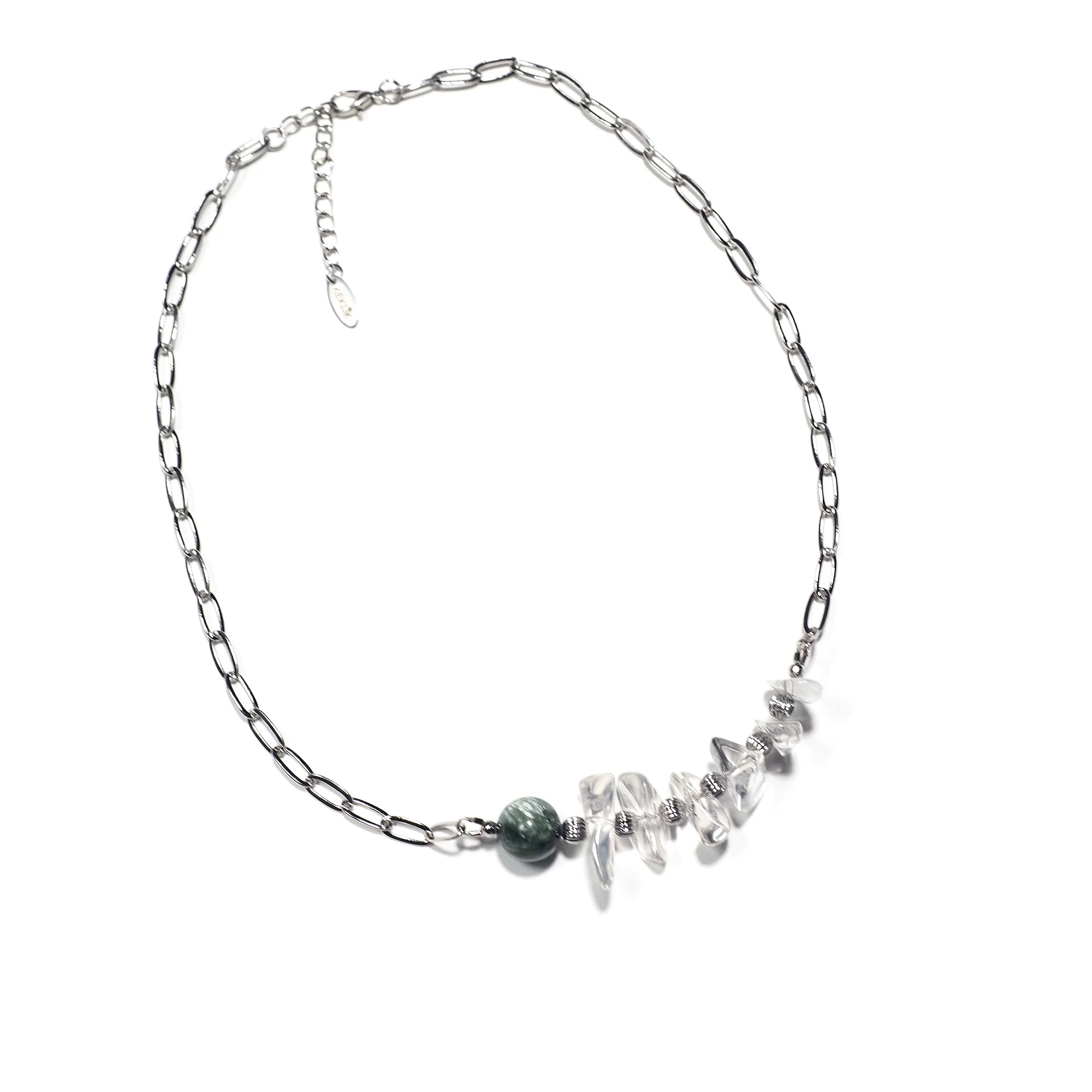 Чокер из Горного хрусталя и Серафинита