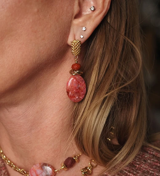 Серьги из Яшмы