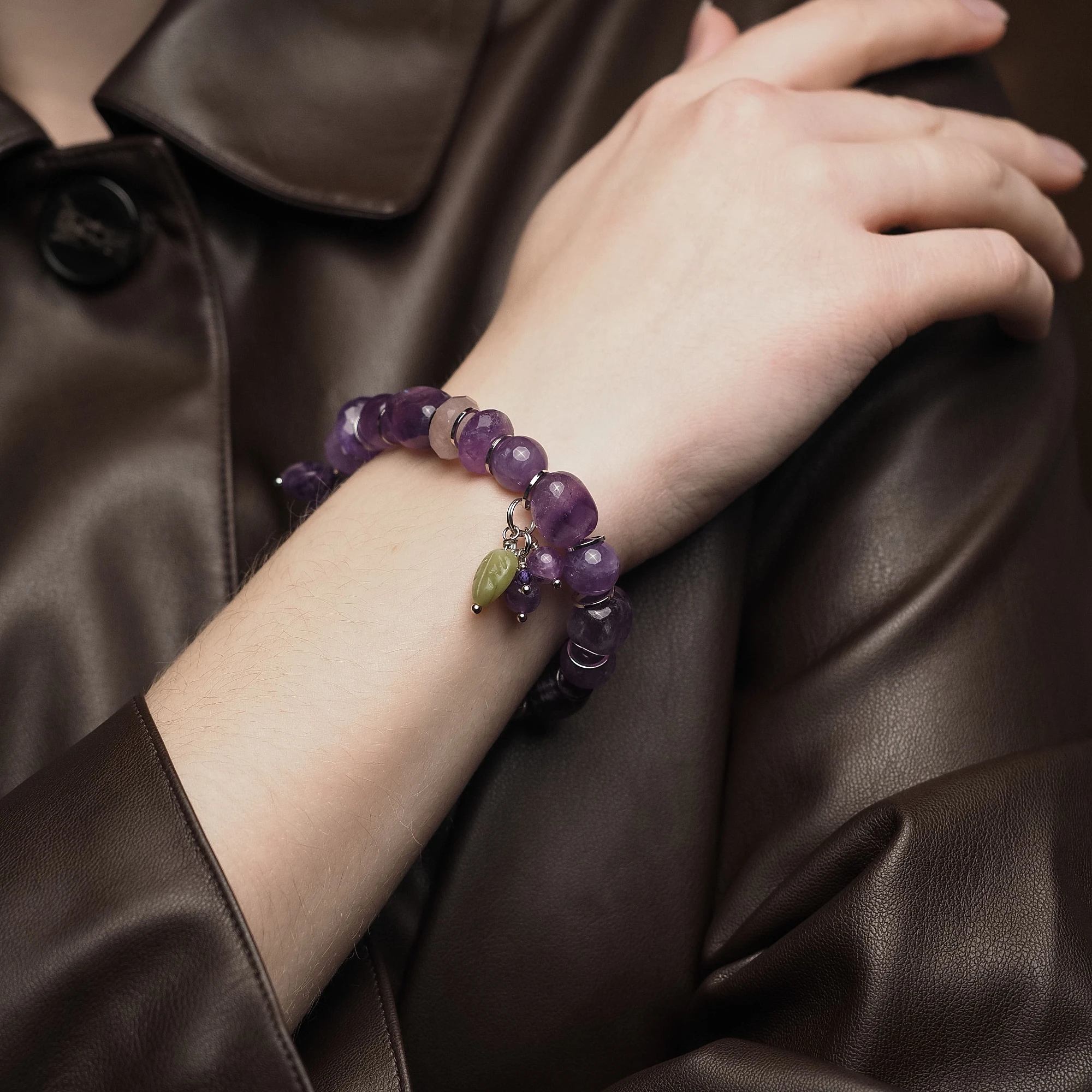 Браслет из Аметиста женский №4