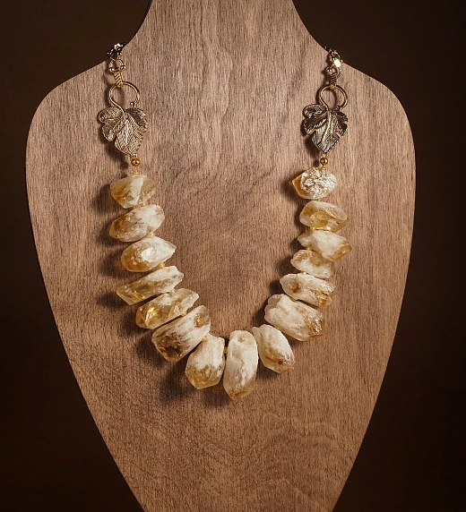 Колье из Цитрина